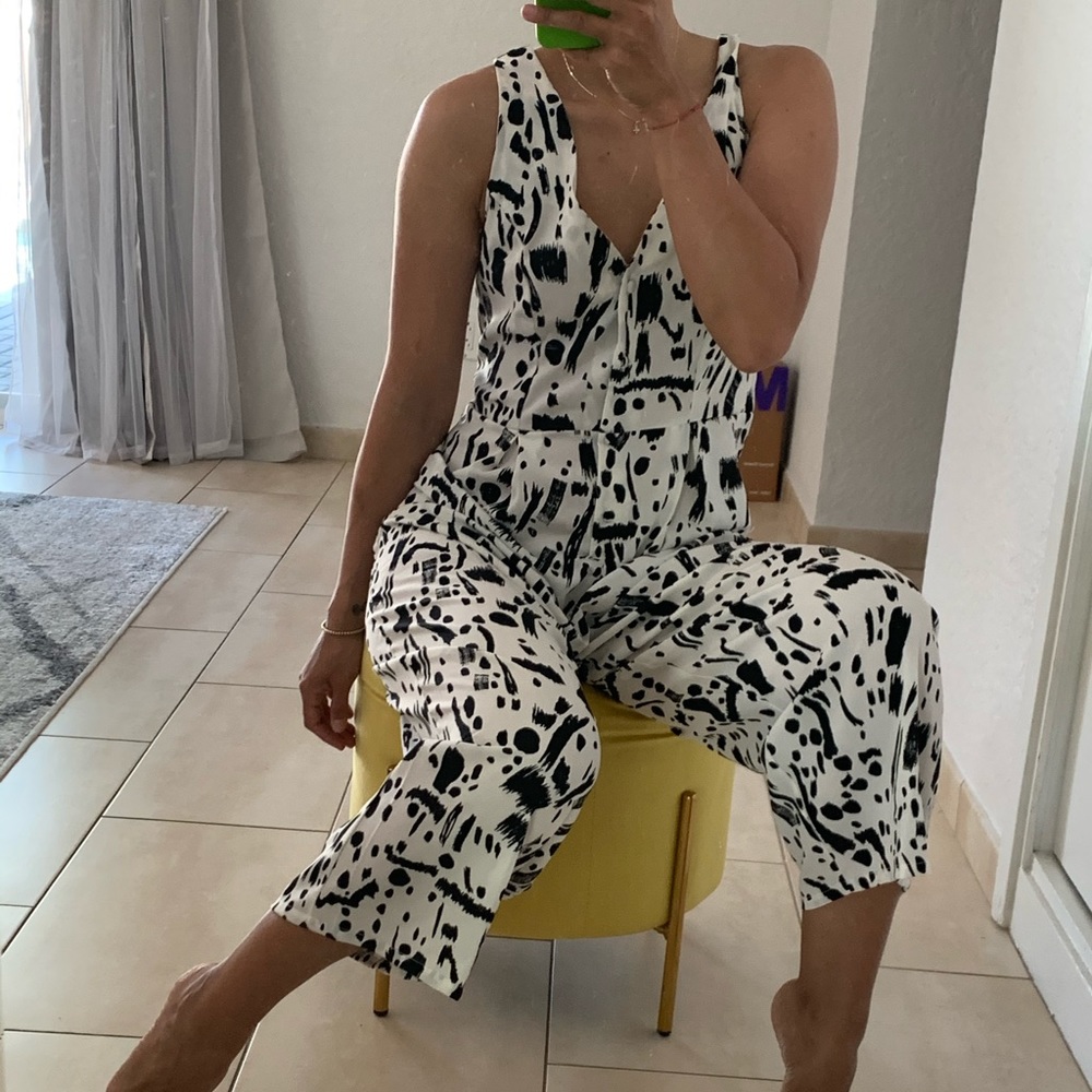 Button Jumpsuit with back ties ASOS